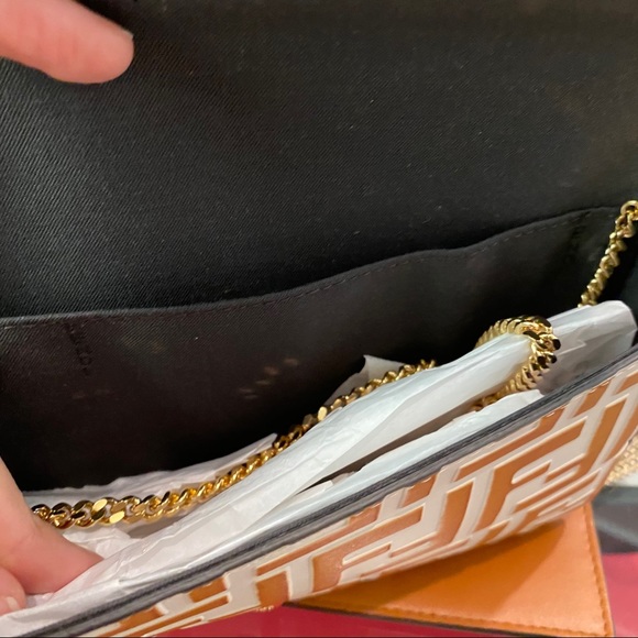 NEW FENDI CHAIN WALLET WITH POUCHES CROSSBODY BAG - Picture 10 of 11